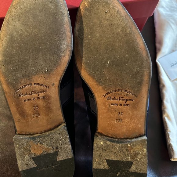 Ferragamo Danny 2 Velvet Loafers